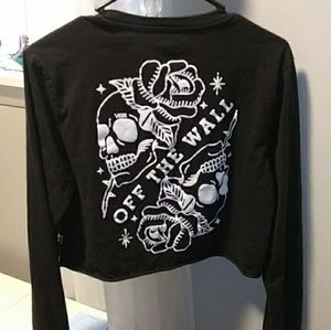 Vans long sleeved crop top